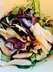 green-salad-roasted-fennel-purple-onion